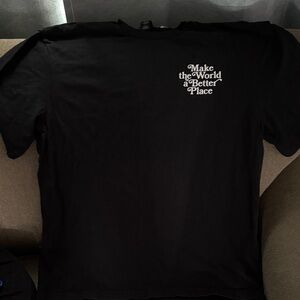 H&M Black Tee with Positive Message